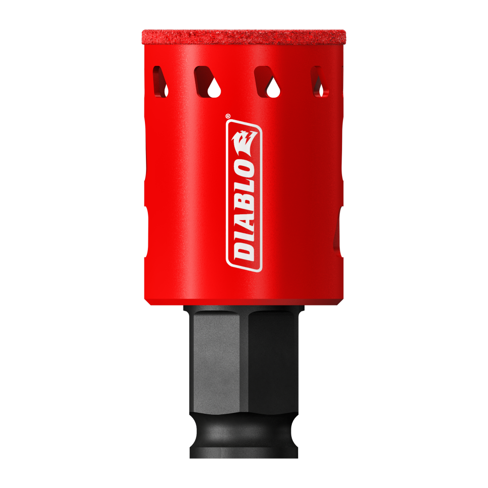 Diablo 1-1/4 in. Diamond Grit 5.52 in. L X 1/4 in. D Hole Saw