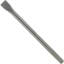 1 in. X 12 in. SDS-Max Carbide Flat Chisel Drill Bit