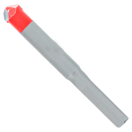 Diablo 1/2 in. X 3-3/4 in. L Carbide Tipped Tile and Stone Drill Bit 3-Flat Shank 1 Pk