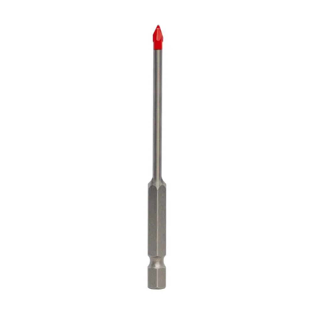 Diablo 1/8 in. X 3-1/2 in. L Carbide Tipped Tile and Stone Drill Bit Hex Shank 1 Pack