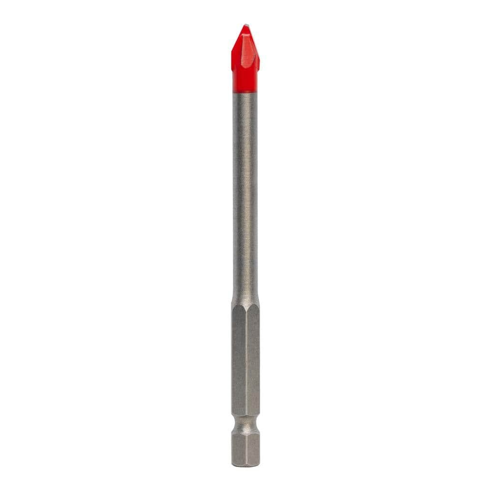 Diablo 5/16 in. X 3-1/2 in. L Carbide Tipped Tile and Stone Drill Bit Hex Shank 1 Pack