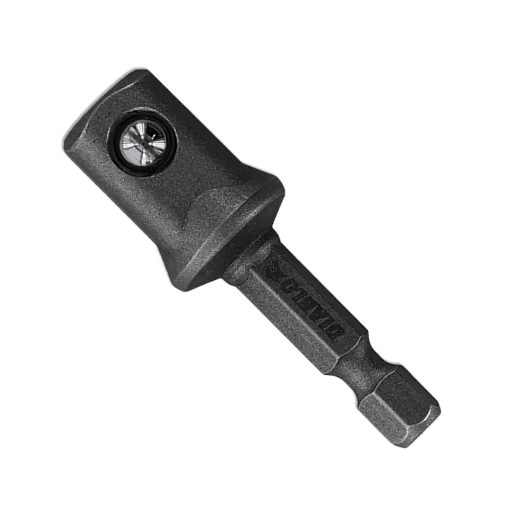 Diablo 2 in. L X 1/2 in. X 1/4 in. Square to Hex Socket Adapter 1 Pc