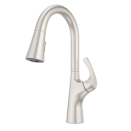 Pfister F-529-7TE Talega 1.8 GPM Single Hole Pull Down Kitchen Faucet - Includes Escutcheon Spot Defense Stainless Steel Faucet Kitchen Single Handle
