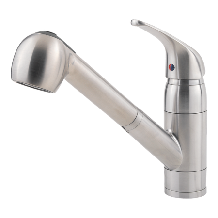 [G13310SS] Pfister G133-10 Pfirst Series 1.8 GPM Single Hole Pull Down Kitchen Faucet - Includes Escutcheon Stainless Steel Faucet Kitchen Single Handle