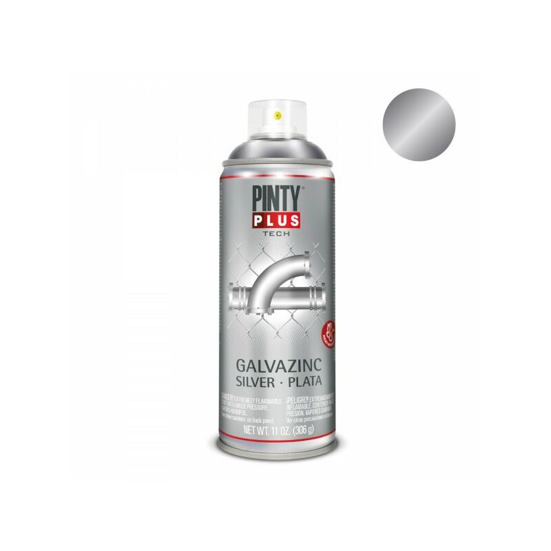 PINTYPLUS 400ml GALVAZINC SILVER