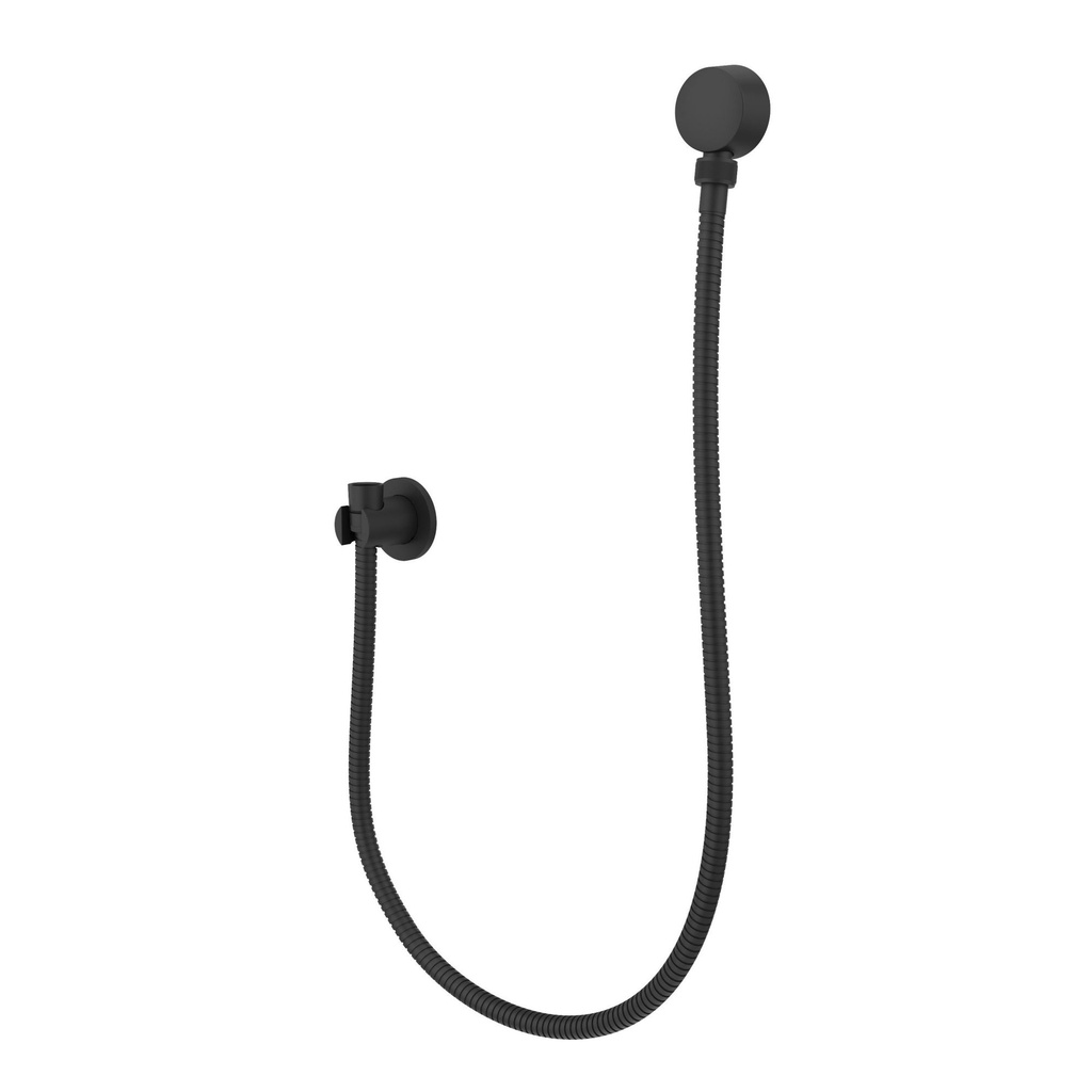 Pfister HSK-21SHW Modern Round 3-piece Handshower Holder Matte Black Bath and Shower Accessories Shower Components Hand Shower Holders