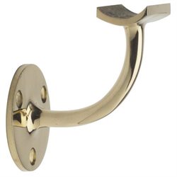 Lavi Industries 00-301/1h Polished Brass Standard Handrail Bracket 1-1/2 Od