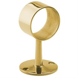 Lavi Industries 00-342/1h Polished Brass Flush Center Post 1-1/2 Od