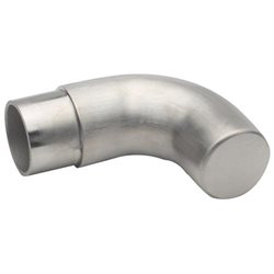[LB-44-608-1H] Lavi Industries 44-608/1h Satin Stainless Steel Radius Wall Return 1-1/2 Tubing