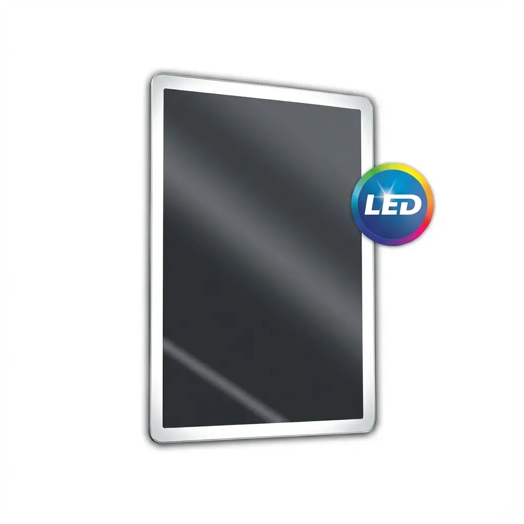 [LED-216] ESPEJO RECTANGULAR C/LUZ LED 216