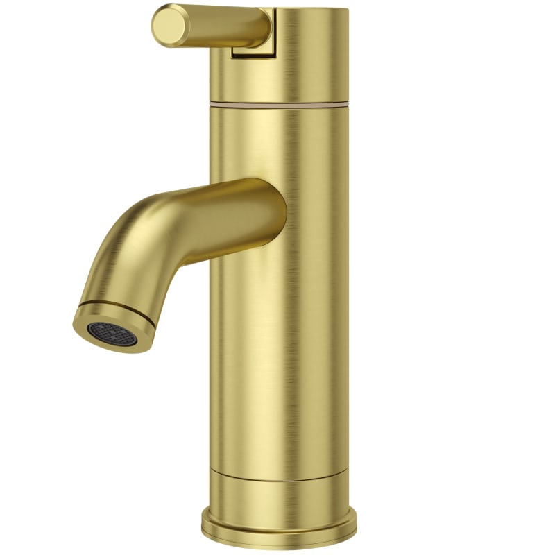 Contempra Single Hole Single-Handle Bathroom Faucet in Brushed Gold
