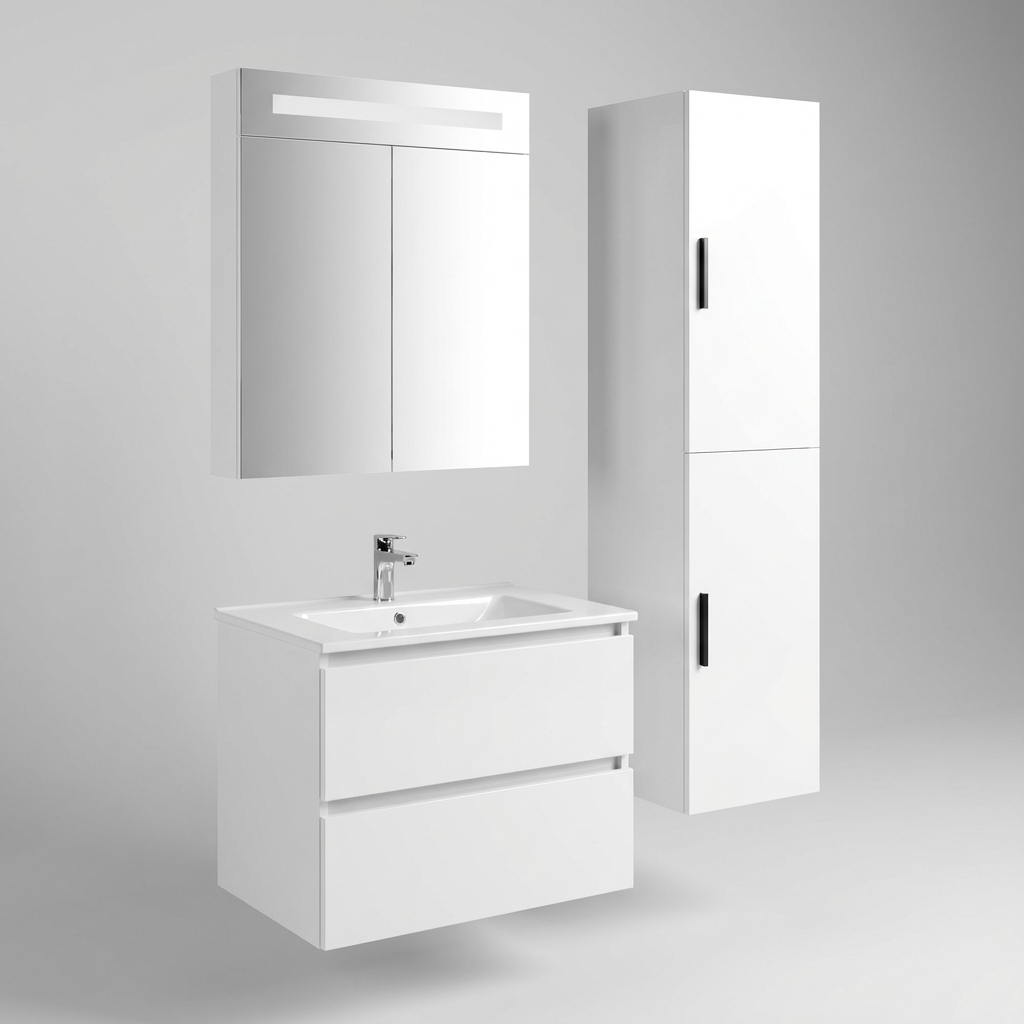 CONJ. VANITY 24" WHITE #MF-1512