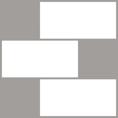 NH2363 Subway Peel & Stick Backsplash Tiles - White & Gray