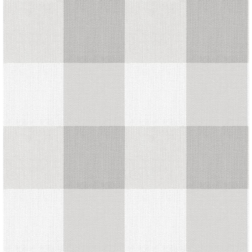 GREY BUFFALO PLAID WALLPAPER