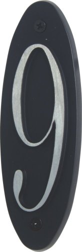 Atlas Homewares OHN9 Metropolitan Address Number 9 Black