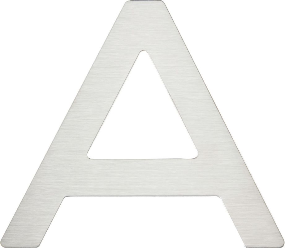 Atlas Homewares PGNA Paragon Address Letter a Stainless Steel Home Accents Address Numbers a