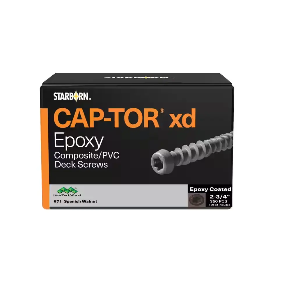 DECK SCREW 2-3/4 WALNUT 100P2