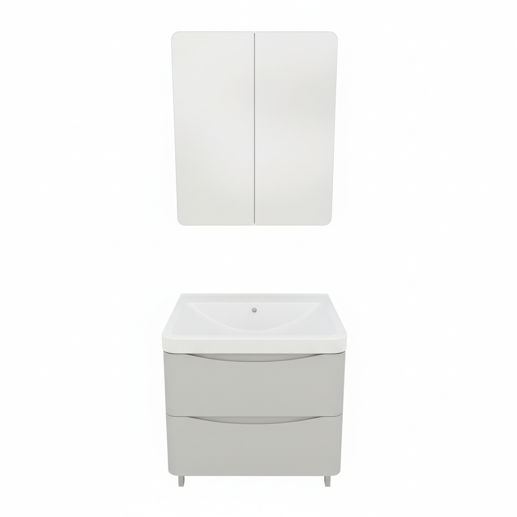 [PXZ600-GR] CONJ. MUEB/LAV/ESPJ GRIS