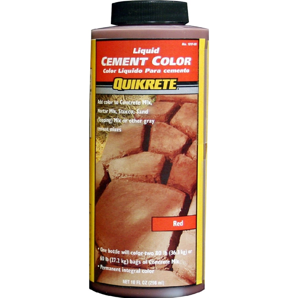 [Q031B] Quikrete Liquid Cement Color 10 Oz Red