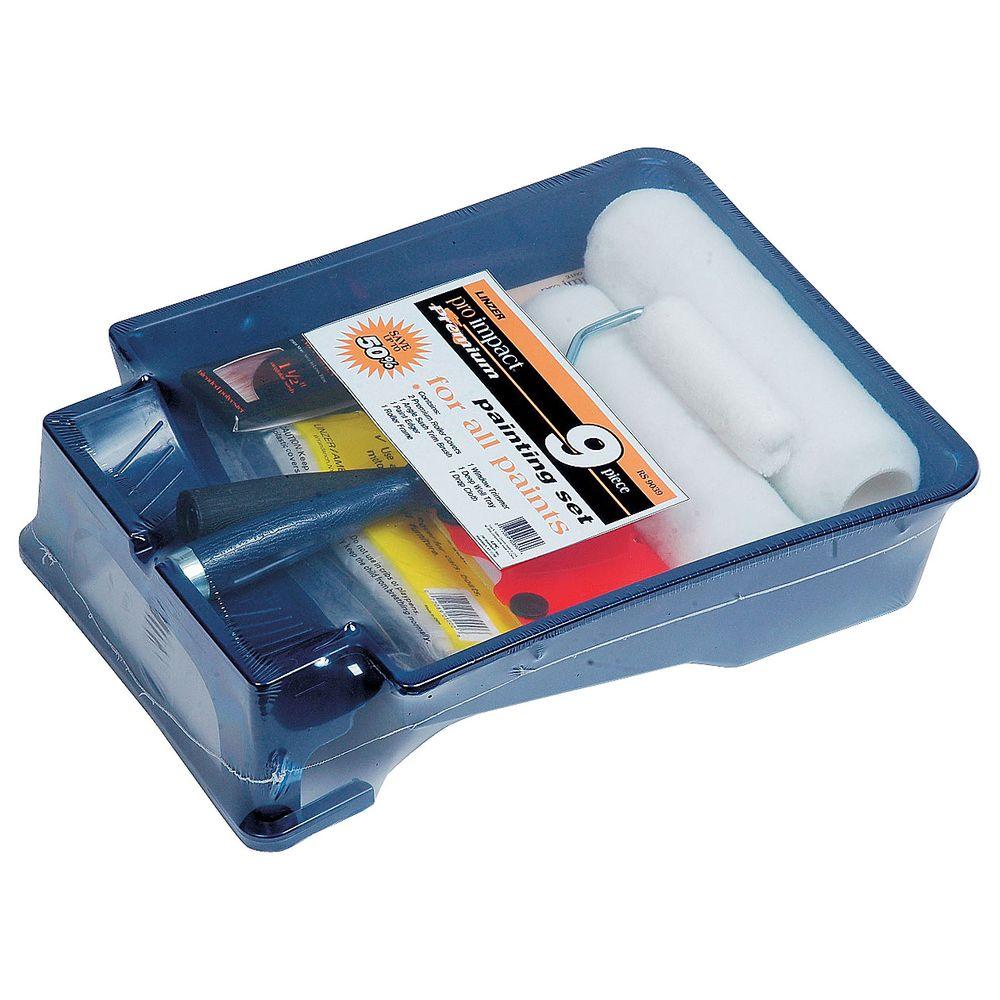 9-Piece Professional All Paints Paint Tray Set