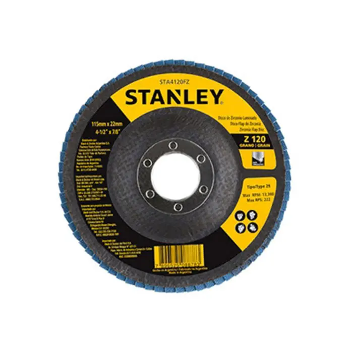 [STA4120FZ] STANLEY DISCO FLAP4-1/2X7/8 120G