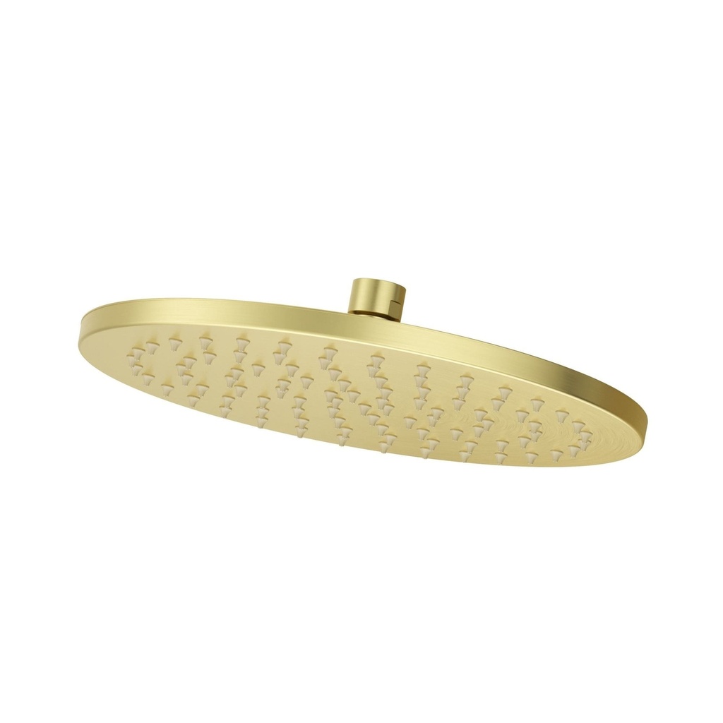 [USH03SHWBG] Pfister USH-03SHW Modern Round 1.75 GPM Single Function Rain Shower Head Brushed Gold Showers Shower Heads Single Function