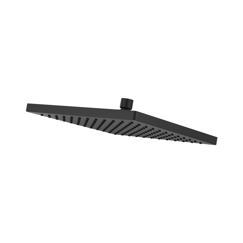 [USH04SHWB] Pfister USH-04SHW Modern Square 1.75 GPM Single Function Rain Shower Head Matte Black Showers Shower Heads Single Function