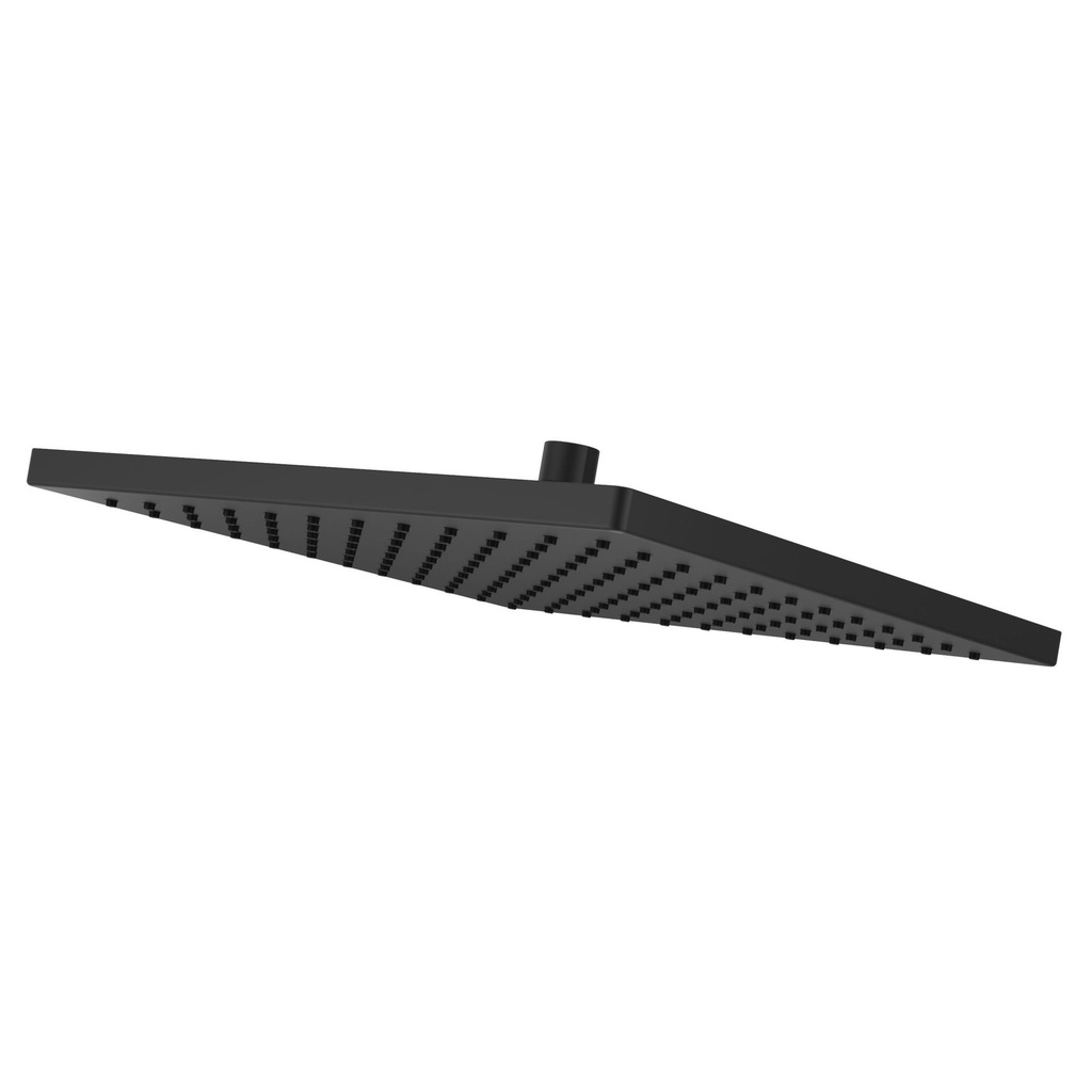 [USH06SHWB] Pfister USH-06SHW Modern Square 1.75 GPM Single Function Rain Shower Head Matte Black Showers Shower Heads Single Function