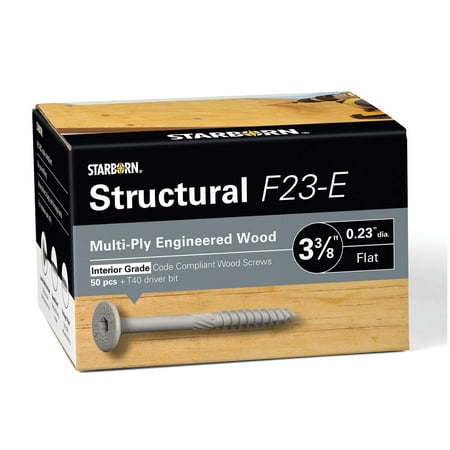 Starborn Structural F23-E Multi-Ply Engineered Wood Screw
