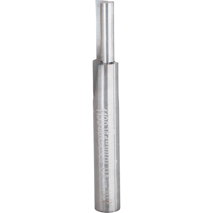 [04102F] Freud 3/16 in. D X 2 in. L Carbide Double Flute Straight Router Bit