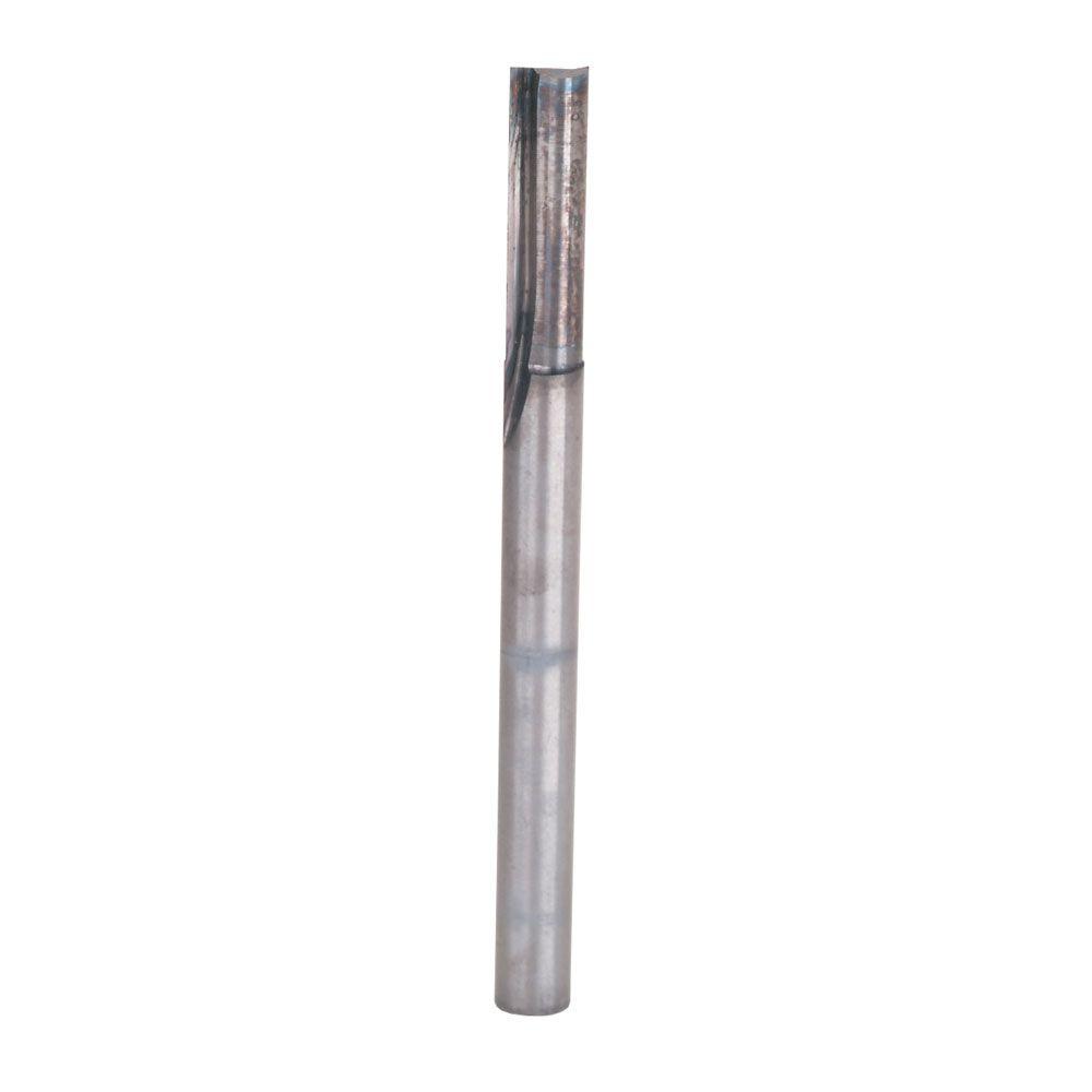 Freud 1/4 in. (Dia.) Double Flute Straight Bit with 1/4 in. Shank - 04-109