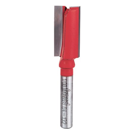 Freud 1/2 in. D X 1/2 in. X 2-1/8 in. L Carbide Double Flute Straight Router Bit