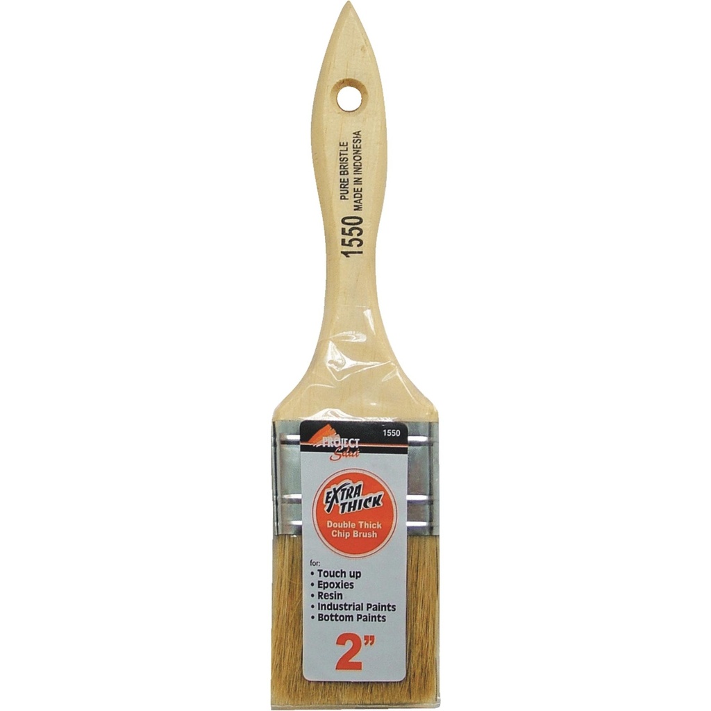 Linzer 2 in. W Double Thick Flat Chip Brush