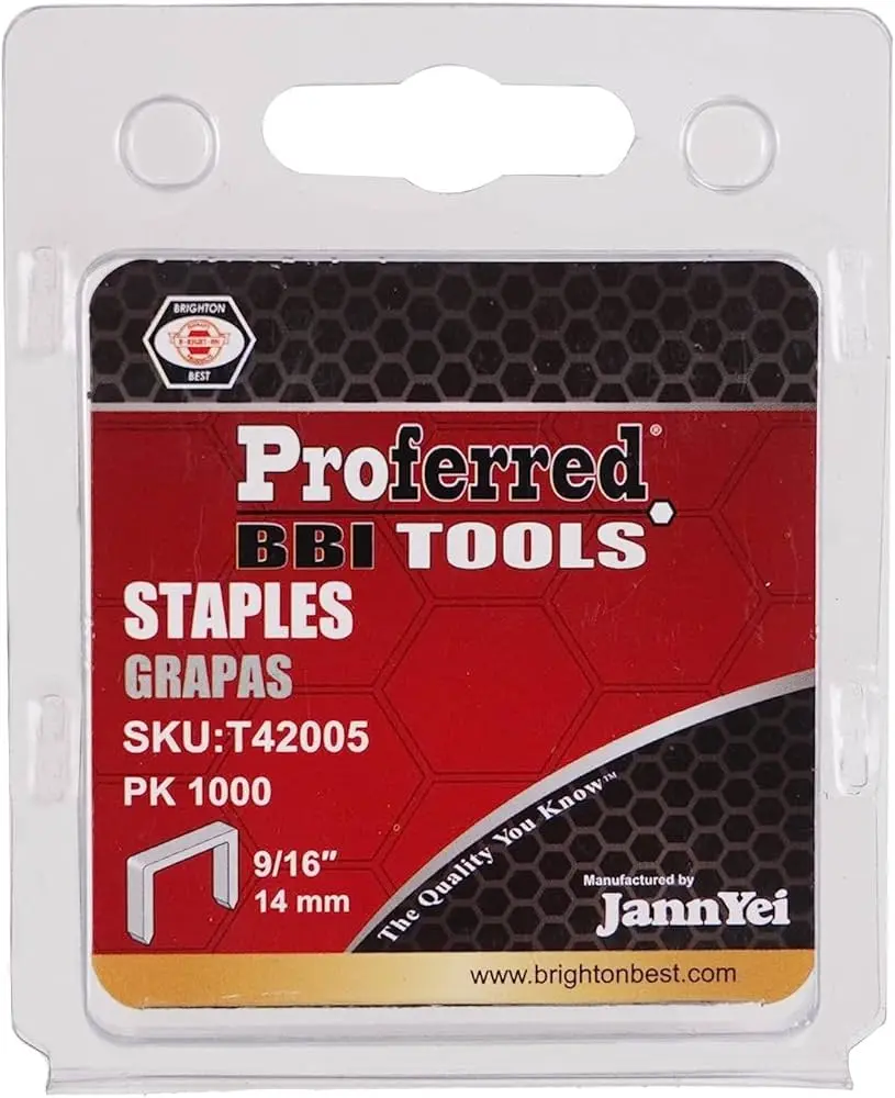 STAPLE 14MM 9/16 IN. 1000 PCS.
