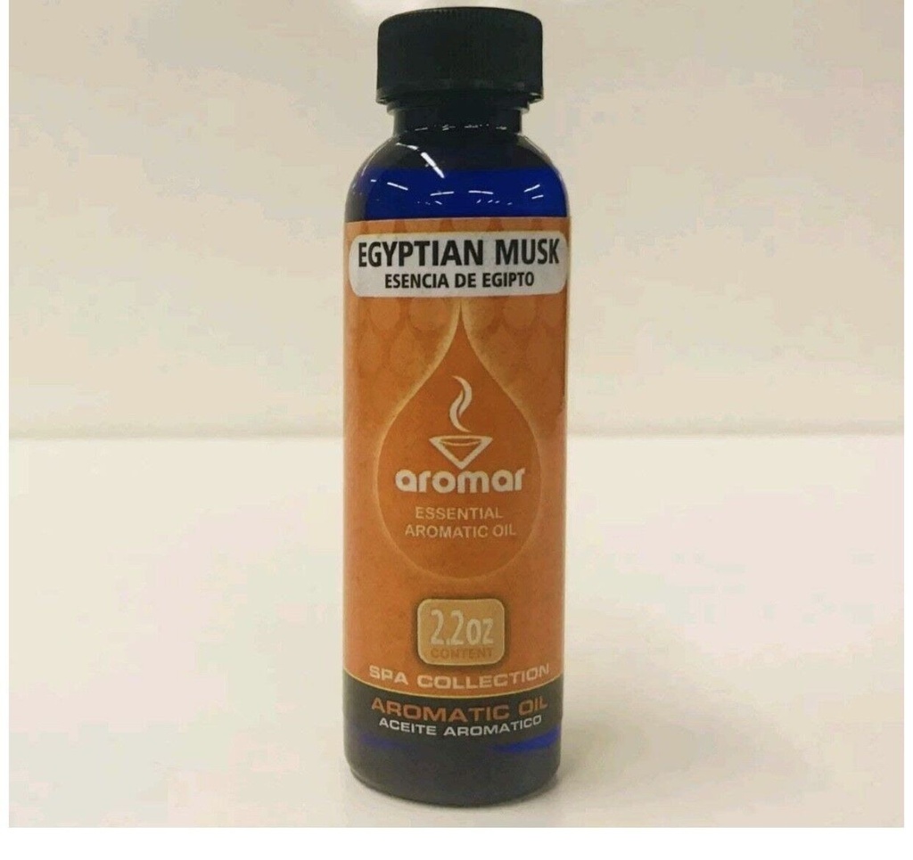 Aceite Aromatico Aromar 2.2oz Fragrance Essential Aromatic Oil EGYPTIAN MUSK