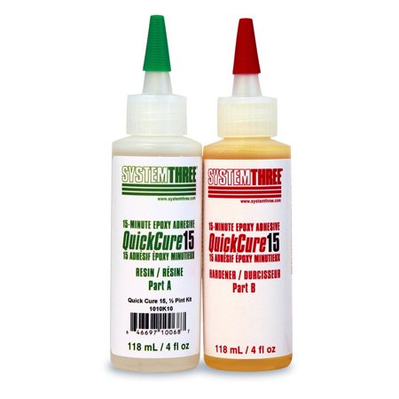 Quick Cure 15 Epoxy Adhesive, 1/2-Pint Kit