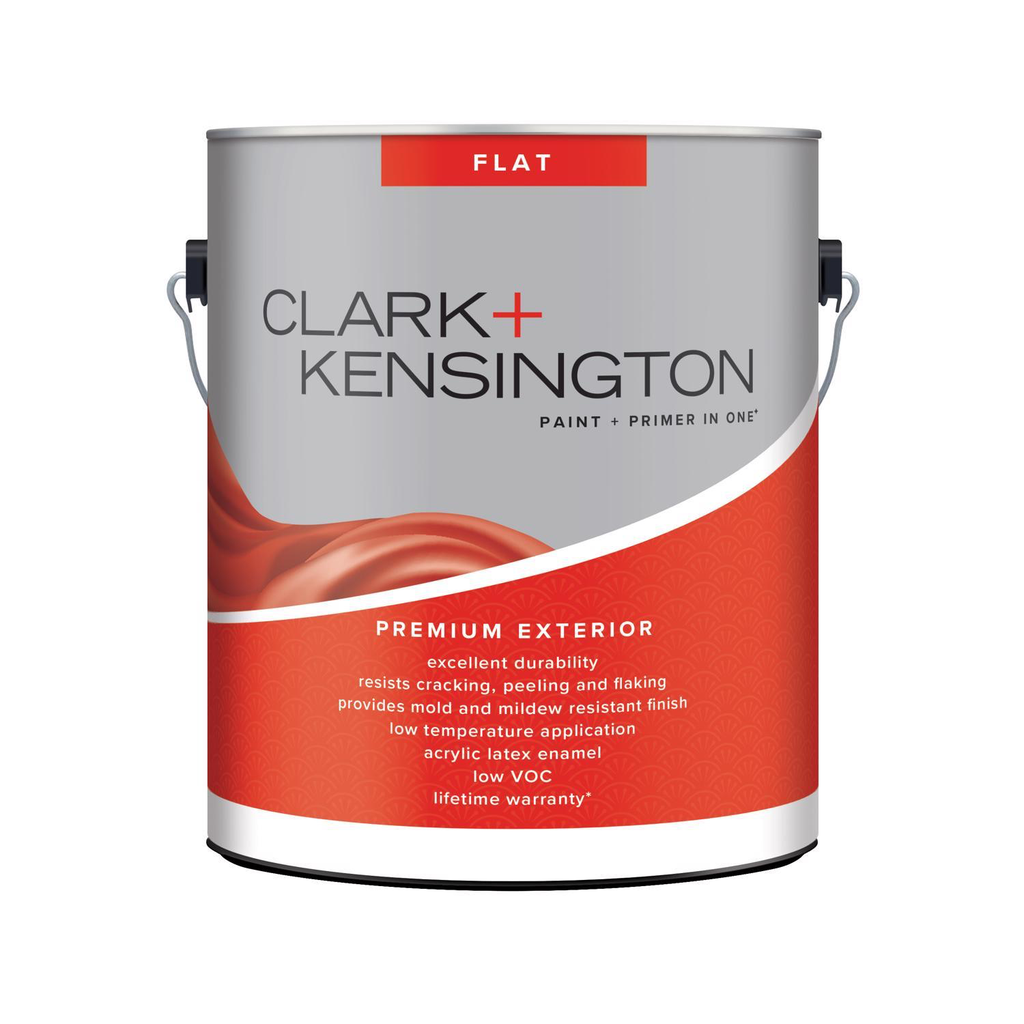 [1020134] Ace Clark+Kensington Flat Designer White Exterior Paint+Primer Outdoor 1 Gal.