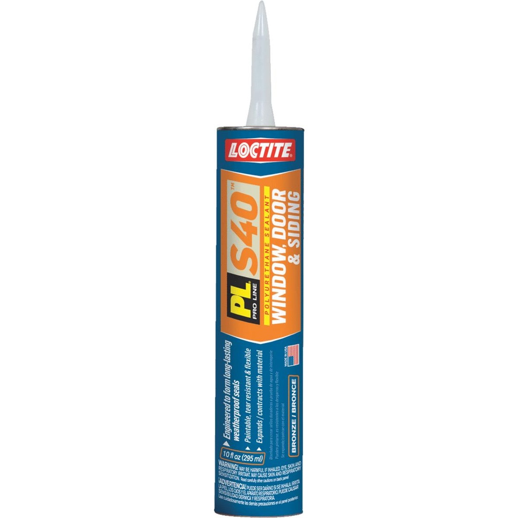 [1050939] Henkel/osi Sealants 1618175 10.2 Oz Bronze Polyurethane Window  Door & Siding Se