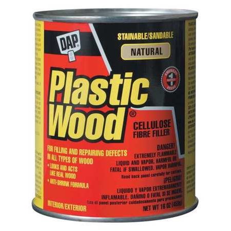 Dap Plastic Wood Natural Wood Filler 16 Oz.