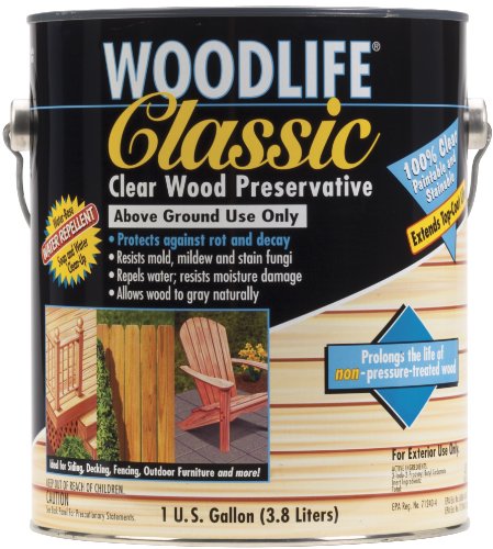 [11240] Woodlife Classic Clear Water-Based Wood Preservative 1 Gal.