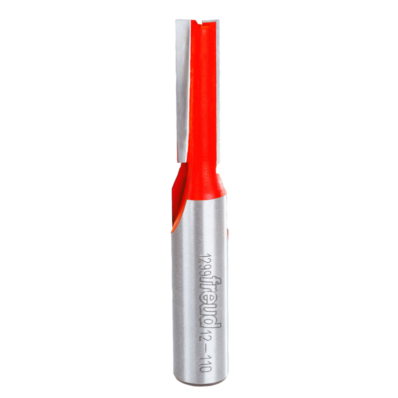 [12110F] Freud 3/8 in. (Dia.) Double Flute Straight Bit with 1/2 in. Shank - 12-110