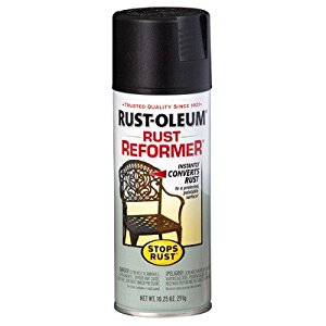 [1259407] Rust-Oleum Stops Rust Indoor and Outdoor Black Protective Paint 10.25 Oz.