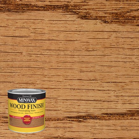 Minwax Wood Finish Transparent Red Chestnut Oil Based Wood Stain