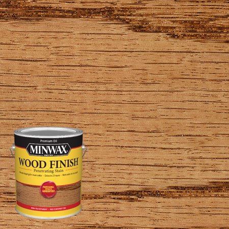 Wood Stain,1 Gal,Red Chestnut