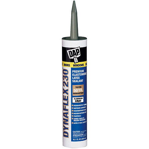 [13075] DAP Dynaflex 230 Gray Premium Latex Door/Siding/ Window Sealant 10.1 Oz.