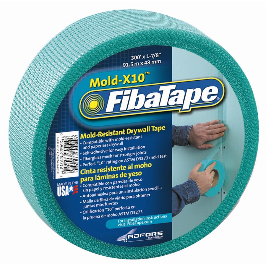 Saint-Gobain ADFORS FibaTape Mold-X10 300 Ft. L X 1-7/8 in. W Fiberglass Mesh Green Self Adhesive Dr