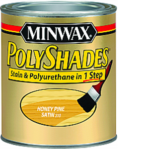 Minwax PolyShades Semi-Transparent Satin Antique Walnut Oil-Based Stain/Polyurethane Finish 1/2 Pt