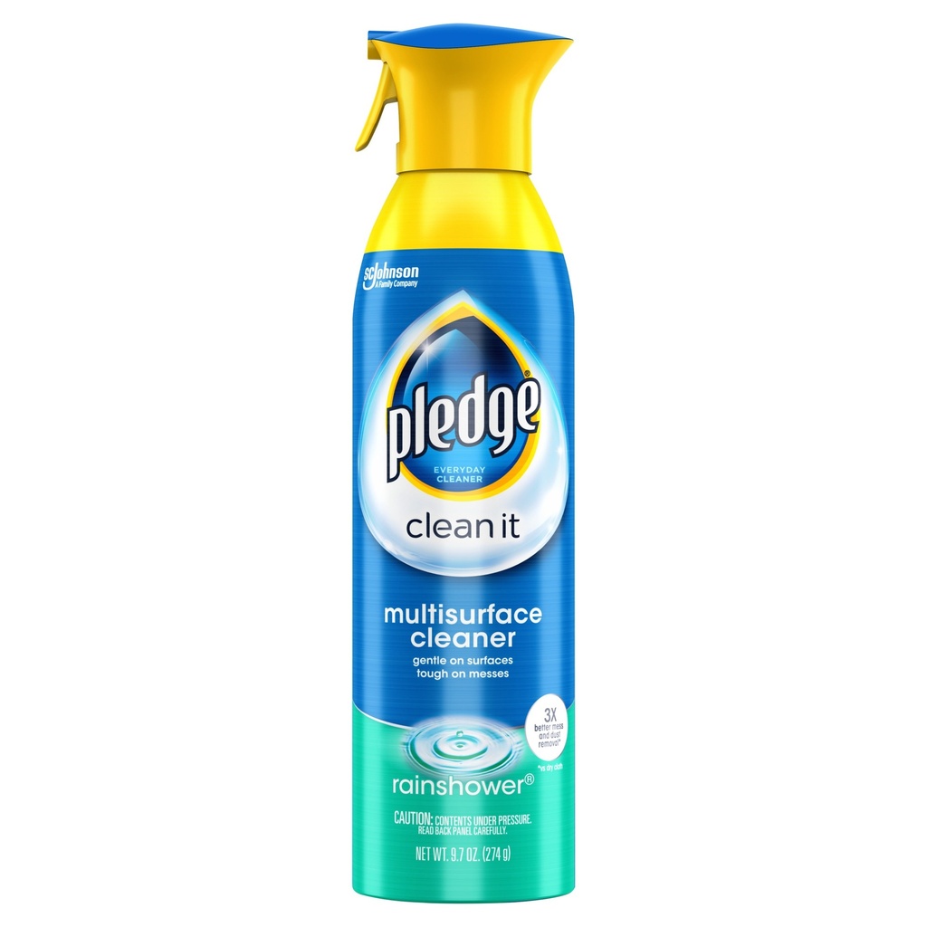 PLEDGE MLTSRF RAIN 9.7OZ