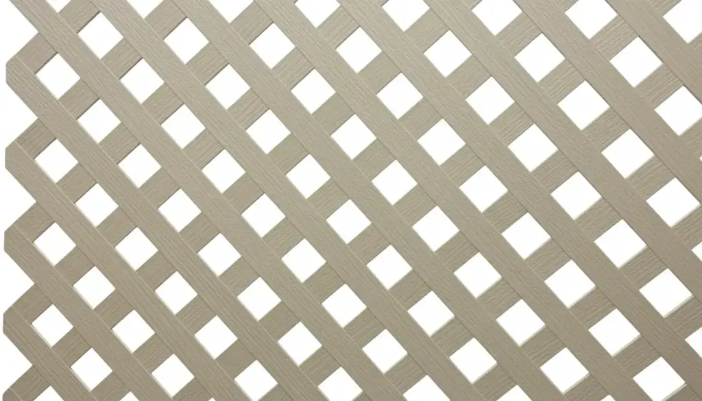 RDI Lattice Panel Privacy Diamond - 4 Foot X 8 Foot - Nantucket Gray
