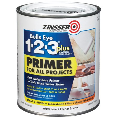 Zinsser Bulls Eye 123 Plus White Primer 1 Qt.